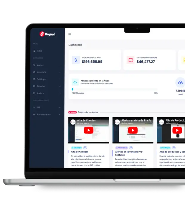 Digind Factura: software de facturación electrónica CFDI 4.0 en Mérida, Yucatán, México