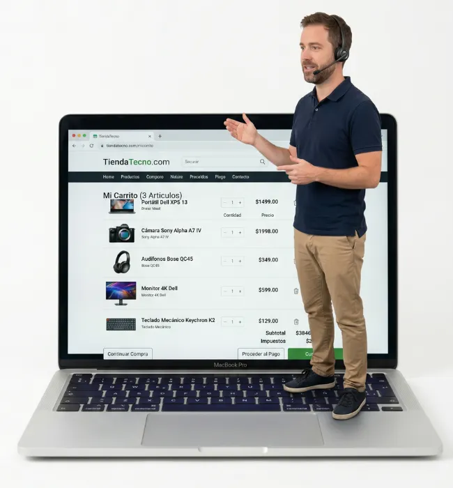Sitio web vendedor en Mérida, México